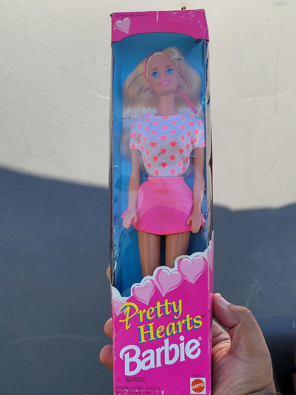 Vintage Pretty Hearts Barbie Doll In Box. 80's Valentine Theme #Mattel #Barbie